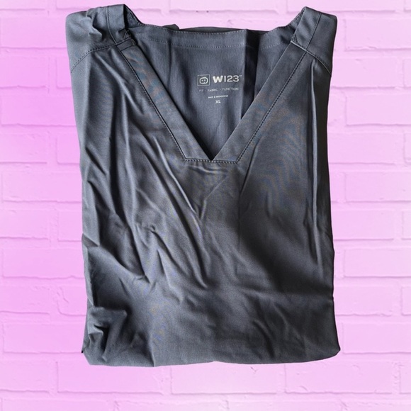 Medical Scrubs (Top & Bottoms) WonderWink W123 | in Gray | Women's XL | NWT - Picture 3 of 10